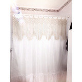 Cortina En Macramé Para Baño