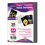 Transfer Telas Oscura 20h Y Papel Siliconado Cuadriculado