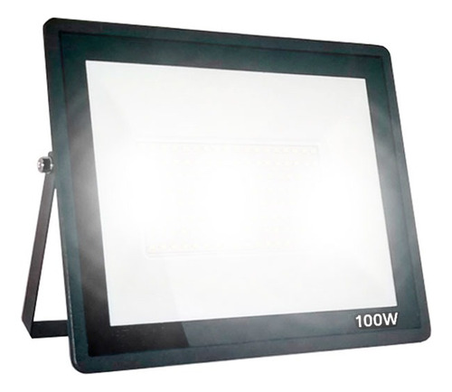 Reflector Led 100w Doble Blanco Frio Exterior Factura A