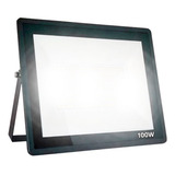 Reflector Led 100w Doble Blanco Frio Exterior Factura A