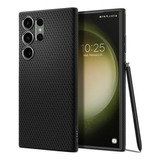 Funda De Celular Spigen Para Galaxy S23 Ultra Negro Mate