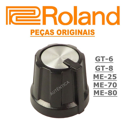 Knob Rotativo Para Pedaleira Boss Roland Me25, Me70, Me80.