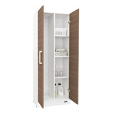 Escobero Organizador Cocina/baño Melamina 2 Pta Envio Gratis