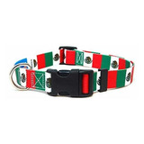 Collar De Perro Patriapet Con La Bandera De México | Grande 