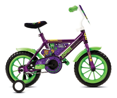 Bicicleta Rodado 12 Stark Zombies Infantil Rueditas