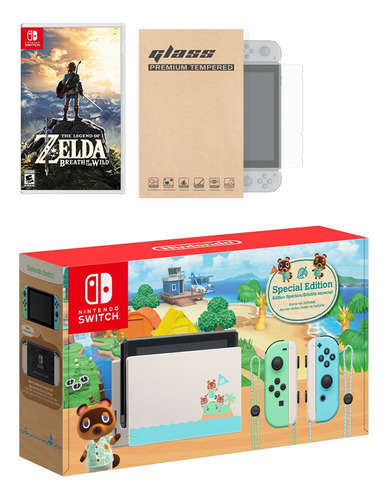 Consola Nintendo Switch Animal Crossing Edición Limitada,