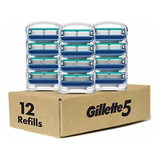 Recambios Para Cuchillas De Afeitar Gillette5 Para Hombre