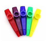 Kit 3 Kazoo Plástico Colorido Instrumento Musical Sopro