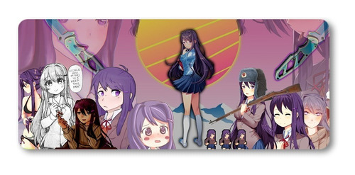 Mousepad Xxl 80x30cm Cod.314 Chica Anime Doki Doki