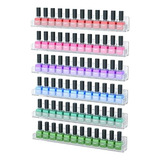 Repisas De Pared Niubee Acrílicas Para Esmaltes De Uñas