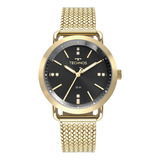 Relógio Feminino Technos Style Dourado Envio 24 Hs