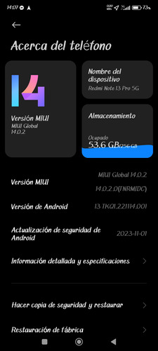 Xiaomi Redmi Note 13 Pro 5g Dual Sim 256 Gb Negro 8 Gb Ram