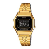 Relógio Casio Vintage Dourado Unissex La680wga-1bdf-br