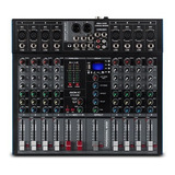 Gochanmi Et8 Mezcladora Audio Mixer 8 Canales Usb Bluetooth