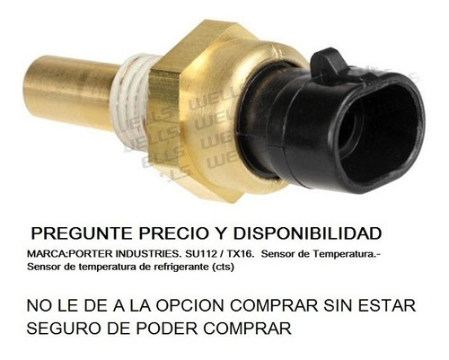 Sensor Temperatura Silverado 2007/19 Express Hummer H3 Su112 Foto 6