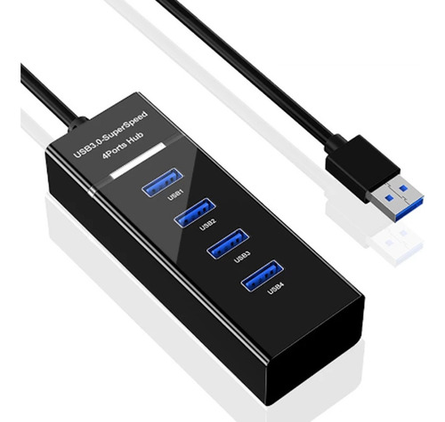 Conector Múltiple Usb 3.0 De 4 Puertos