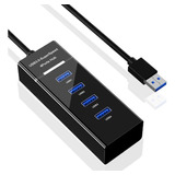 Conector Múltiple Usb 3.0 De 4 Puertos