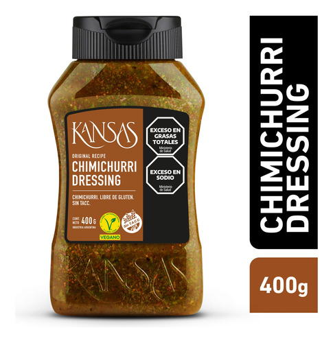 Salsa Chimichurri Kansas X1u 400g | Sin Tacc