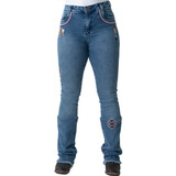 Calca Feminina Bordada Premium Jeans Country Laicra Rodeio