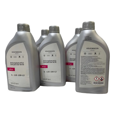 5 Botes Anticongelante G12 Evo Original Vw Audi Seat | Envío gratis