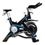 Bicicleta Spinning Estática Monza Banda Prof Sportfitnes Gym Color Negro