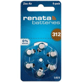 30 X Pilas Audifono Renata 312 Pr41 Alemania San Martin