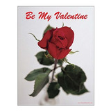 Be My Valentine Rose Refrigerator Magnet