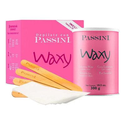 Waxy Cera Para Depilar Passini 300g + Telas De Regalo | Envío gratis