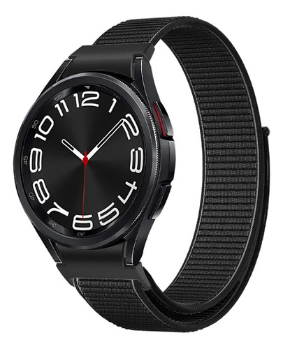 Pulseira Click Nylon Loop Para Samsung Galaxy Watch 6, 5 E 4