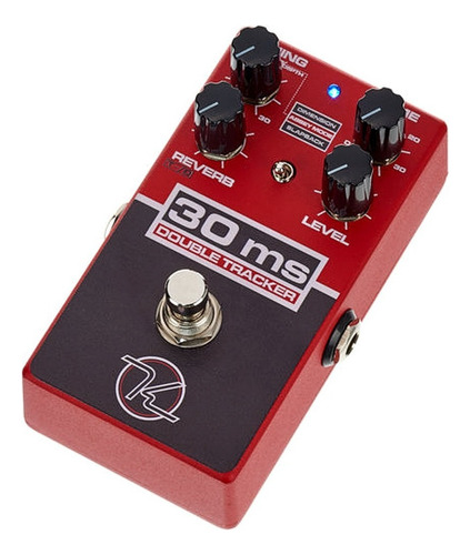 Pedal Keeley 30ms Delay Doubler Digital Fabricado Nos Eua Palermo Cor Rojo-negro