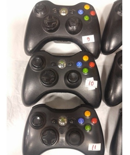 Controle Original Xbox 360 Microsoft Sem Fio Funcionando 