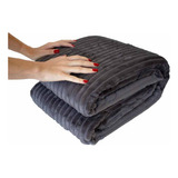 1 Cobertor Manta Solteiro Quentinho Toque Macio  1,50m X220m