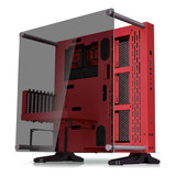 Gabinete Gamer Thermaltake Core P3 Tg Cristal Templado Rojo
