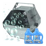 Maquina Burbuja Metal + 2 Liquido 500ml