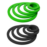 Anillos Flotantes Para Plantas De 5 Negros Y 5 Verdes