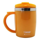 Mug Termico Keep Taza Café Té Desayuno Termo 400ml Colores