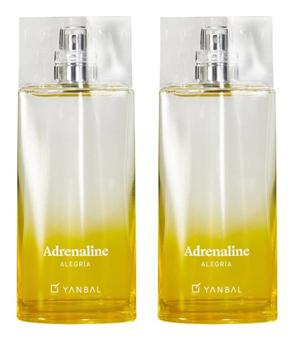 2 Perfumes Adrenaline Alegria - mL a $990