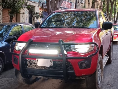 Tumbaburros Burrera Defensa Mitsubishi L200 2008-2015 Negro 