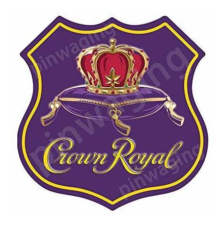 Señales - Modern Tin Sign Crown Royal Purple Sign -shield Me