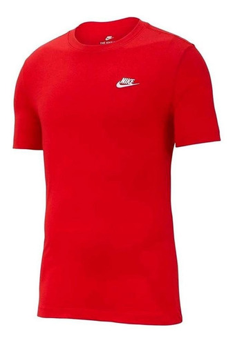 Camiseta Nike Sportswear Club-rojo