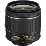 Nikon Af-p Dx Nikkor 18-55mm F/3.5-5.6g Vr Lente (refurbishe