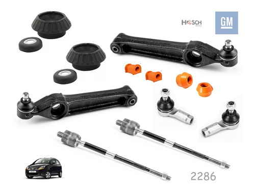 Kit Horquillas Bieletas Terminales Bases Gomas Matiz 06-15 