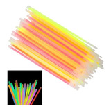 50 Pulseras Neón Fosforescente Glow Stick Fiestas Eventos