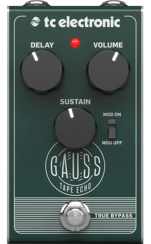 Tc Electronic Gauss Tape Echo Pedal Delay Sustain Guitarra
