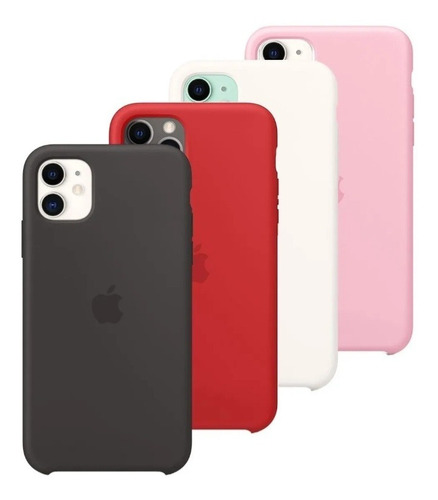 Forro Silicon Case Para iPhone 11  11 Pro 11 Pro Max+ Vidrio