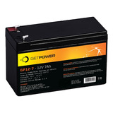 Bateria Selada Get Power 12v 7ah P/ No-break E Alarmes