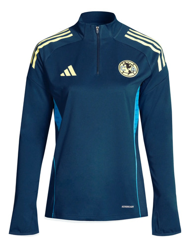 Sudadera adidas Fútbol Club América Mujer Azul Jl4503