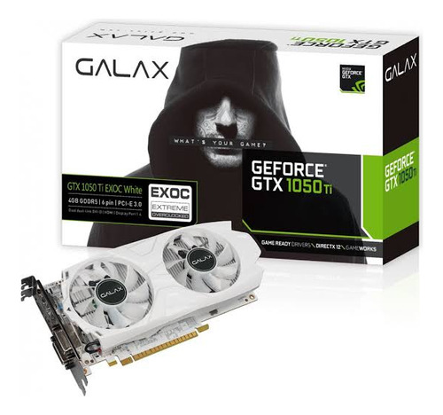 Placa De Vídeo Galax Nvidia Geforce Gtx 1050 Ti Exoc White D