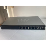 Switch Cisco Sg300-28p-k9-na 28-port Gig Poe + 2 Sfp Admin
