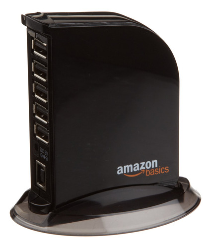 Amazon Basics Torre De Concentrador Usb 2.0 De 7 Puertos Co.